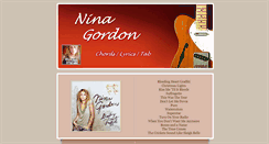 Desktop Screenshot of nina-gordon.net